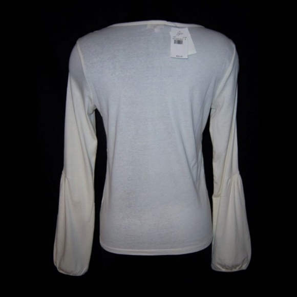 NWT J. Jill Henley Bloused Sleeves - Picture 4 of 5